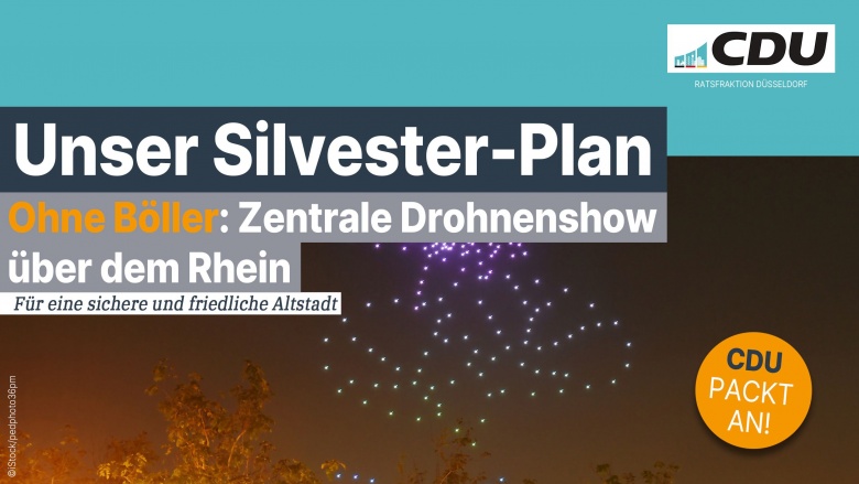 Drohnenshow an Silvester Drohnenshow an Silvester