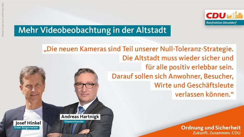 Videobeobachtung in der Altstadt Videobeobachtung in der Altstadt