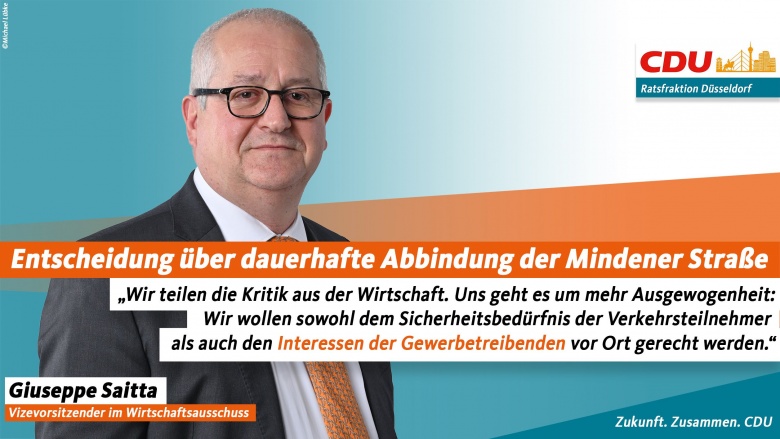 Abbindung Mindener Straße: Wir teilen die Kritik aus der Wirtschaft Abbindung Mindener Straße: Wir teilen die Kritik aus der Wirtschaft