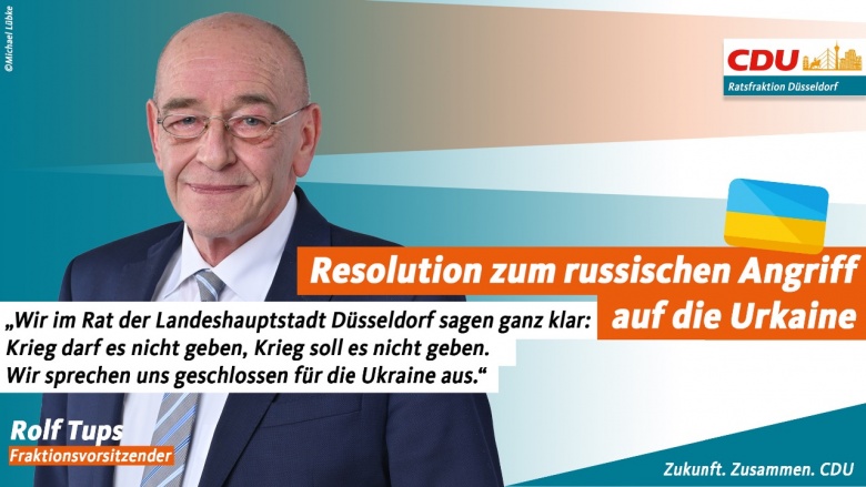 Wir als Rat sprechen uns geschlossen für die Ukraine aus