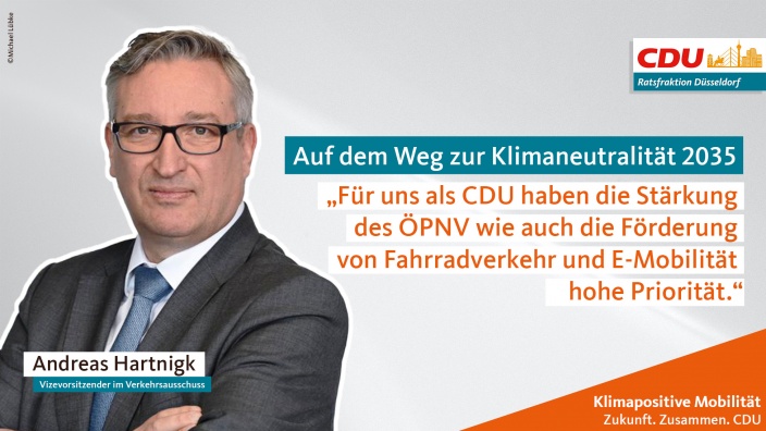 Für uns als CDU haben die Stärkung des ÖPNV wie auch die Förderung von Fahrradverkehr und E-Mobilität hohe Priorität
