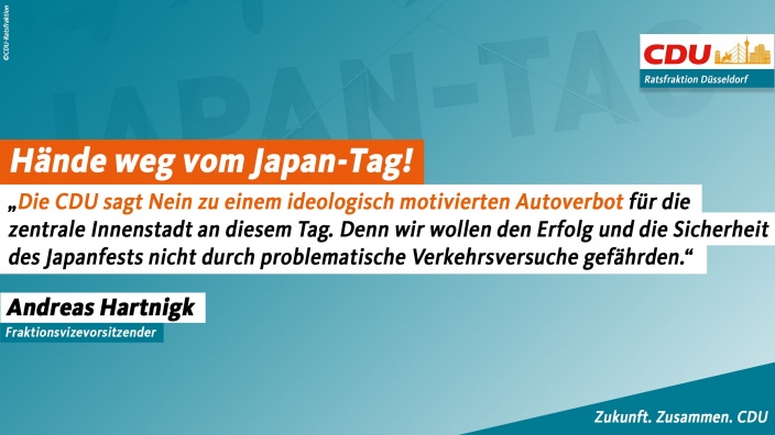 Hände weg vom Japan-Tag!