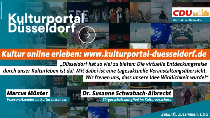 Das neue Online-Kulturportal für Düsseldorf ist da!