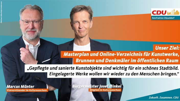 Gepflegte und sanierte Kunstwerke sind wichtig für ein schönes Stadtbild