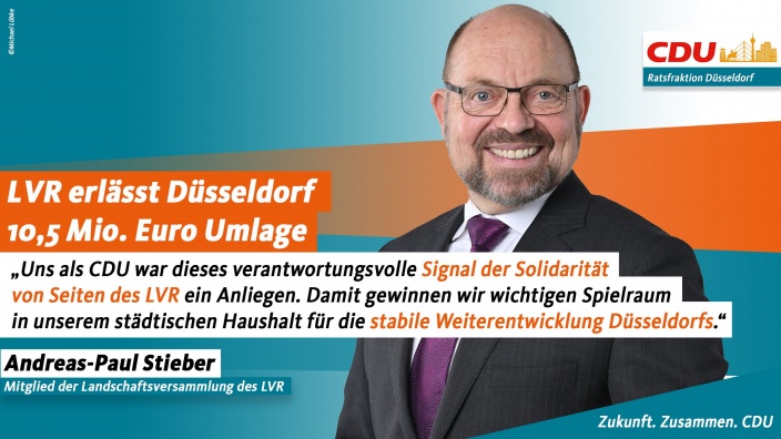 LVR erlässt Düsseldorf 10,5 Mio. Euro