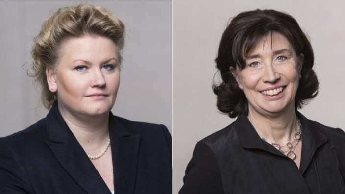 Silvia Wiechert (l.) und Dagmar von Dahlen