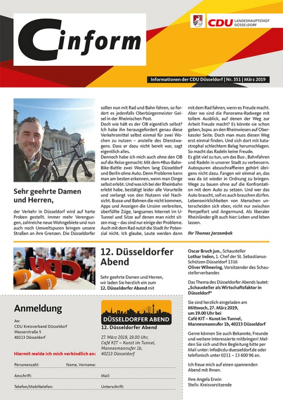 C-Inform: Mitgliedermagazin März 2019 C-Inform: Mitgliedermagazin März 2019