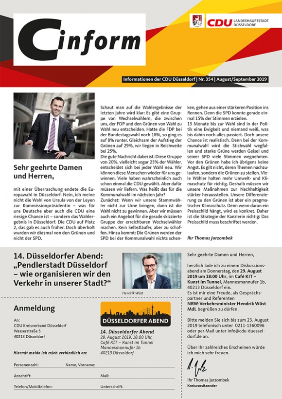 C-Inform: Mitgliedermagazin August/September 2019 C-Inform: Mitgliedermagazin August/September 2019